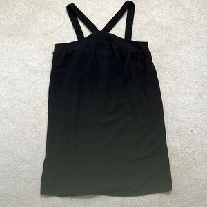 Chrysanthemum linen mini dress